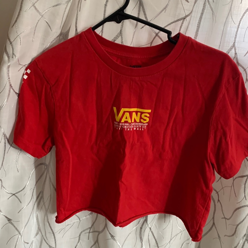 XS Custom Vans crop top